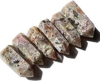 グリーン桜瑪瑙 ダブルポイント グリーン桜瑪瑙 ダブルポイント